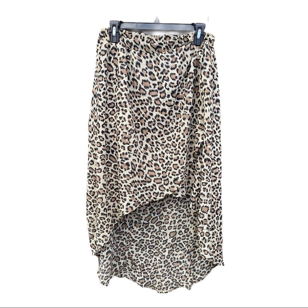 DNA Couture Animal Print Skirt